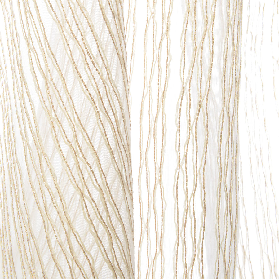 Cascade-Sheer Drapery Fabric-Cream