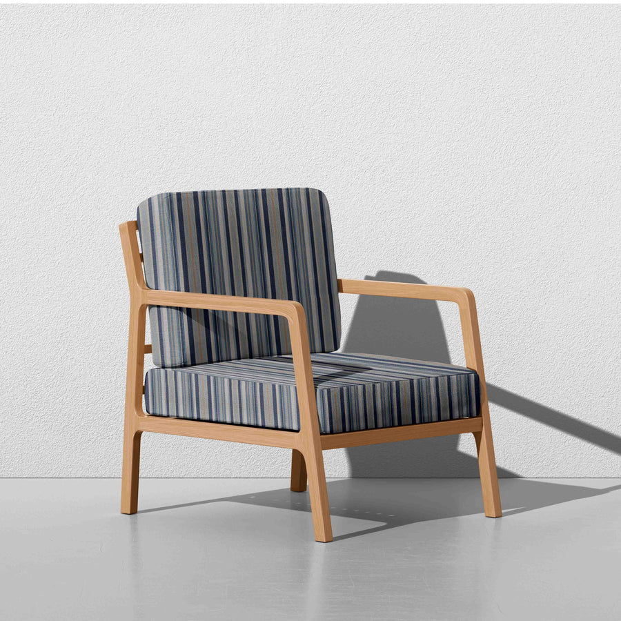 Riverton Stripe-Indoor/Outdoor Upholstery Fabric-Atlantic