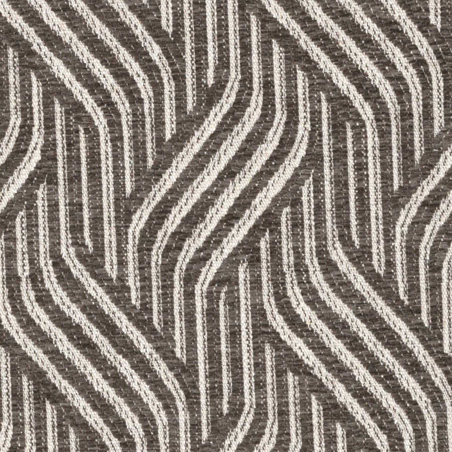 Brown patterned upholstery fabric