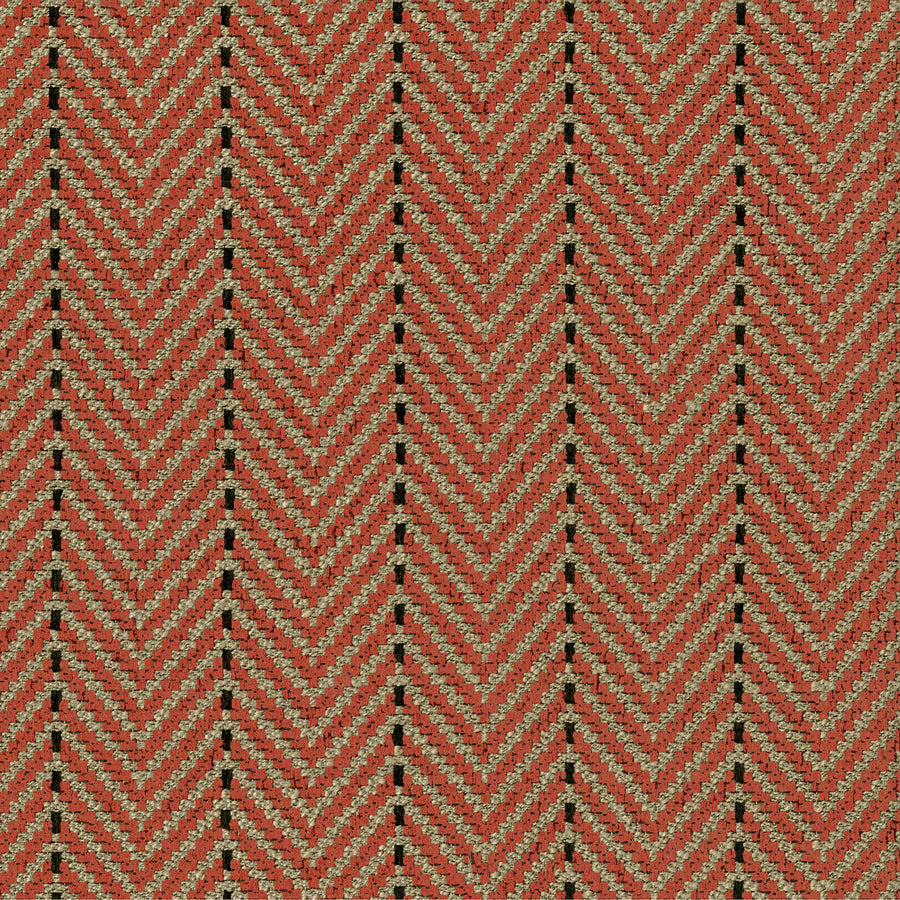 Conifer-Upholstery Fabric-Persimmon