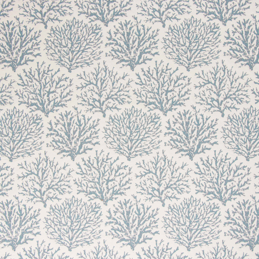 Coral Beach-Indoor/Outdoor Upholstery Fabric-Cerulean