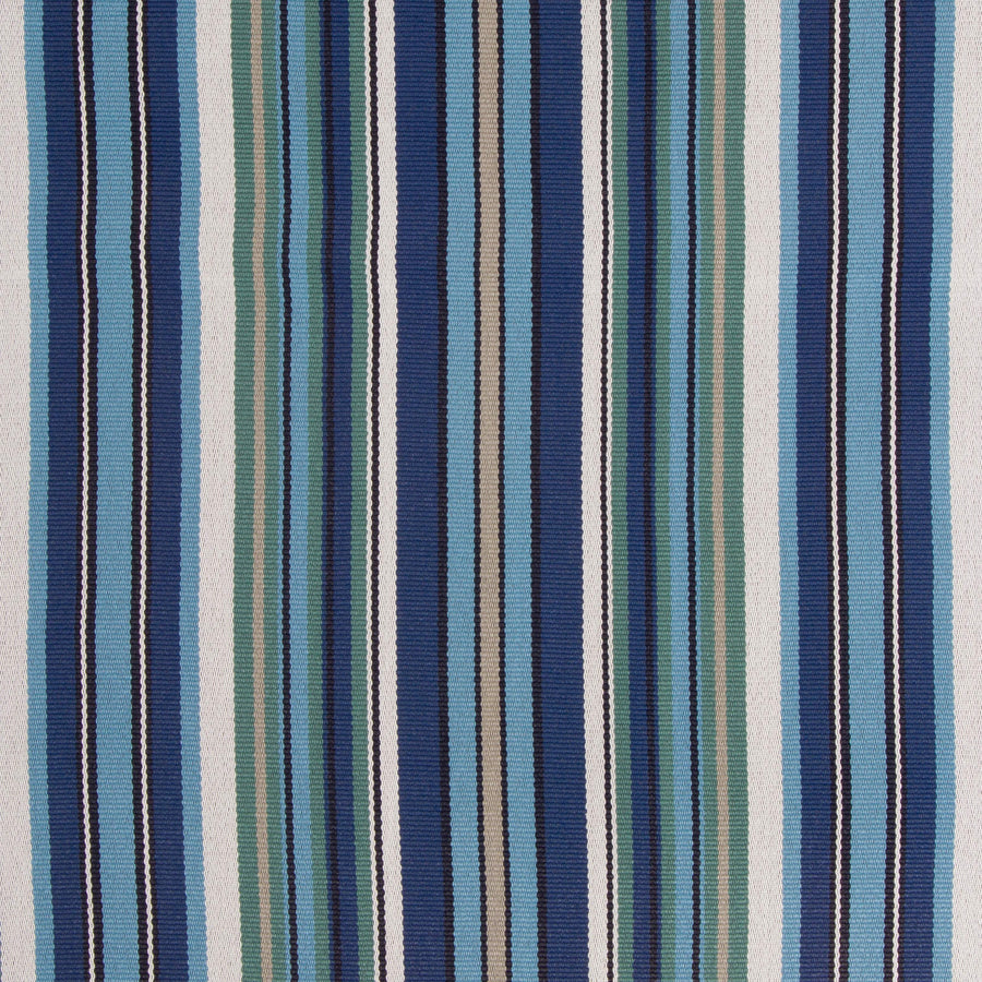 Riverton Stripe-Indoor/Outdoor Upholstery Fabric-Shoreline