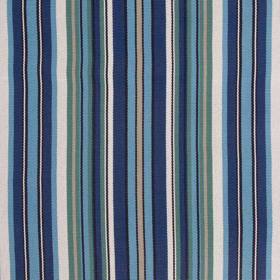 Riverton Stripe-Indoor/Outdoor Upholstery Fabric-Shoreline
