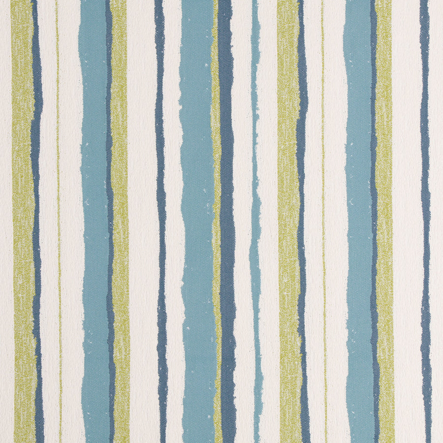 Montauk Stripe-Indoor/Outdoor Upholstery Fabric-Cerulean