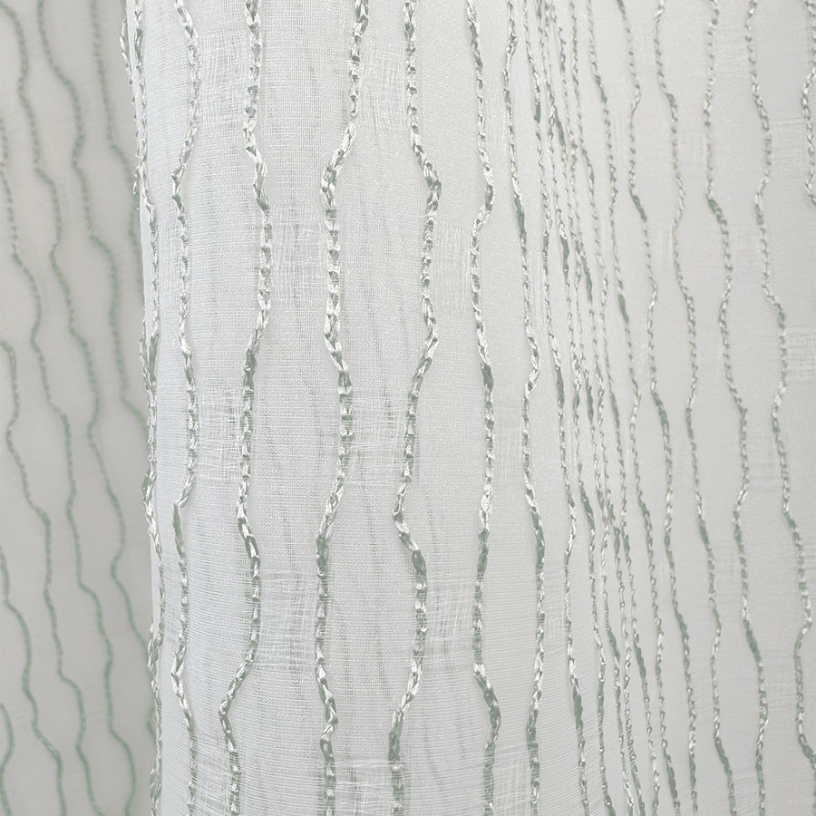 Nebula-Sheer Drapery Fabric-Silver Cloud