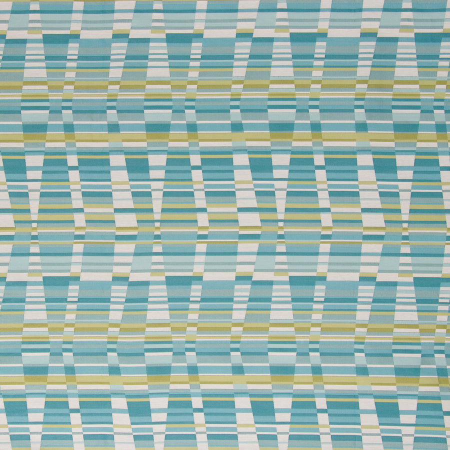 Ipswich-Indoor/Outdoor Upholstery Fabric-Cyan