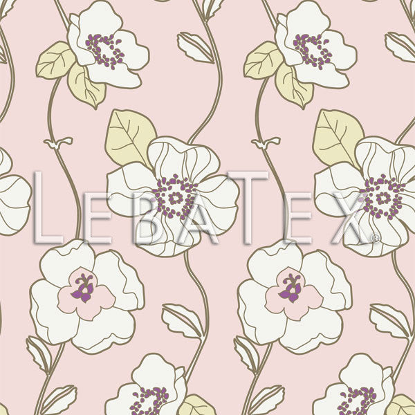 LebaTex Flower Trellis Customizable M.O.D. Fabric
