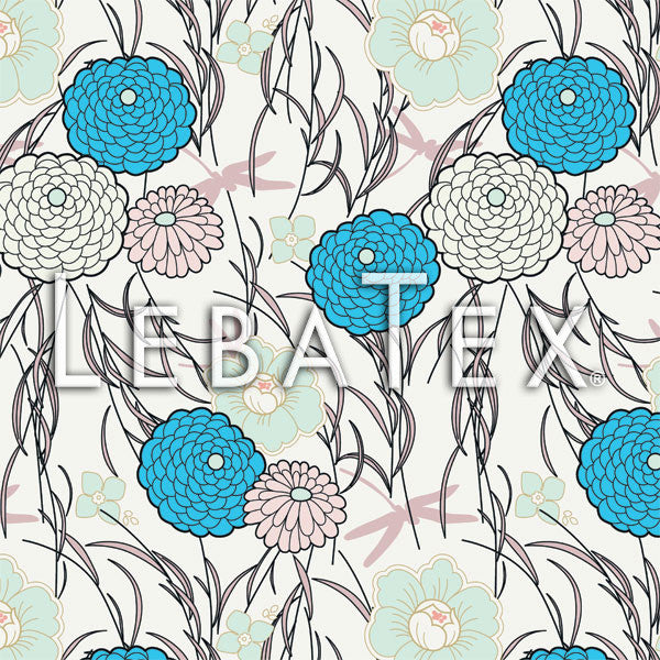 LebaTex Swaying Blossom Customizable M.O.D. Fabric