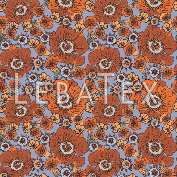 LebaTex Poppy-Fields Customizable M.O.D. Fabric