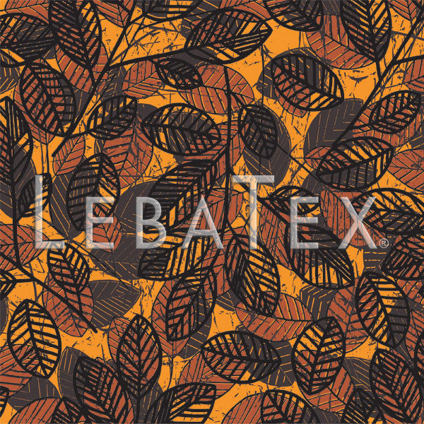 LebaTex Autumn Leaves Customizable M.O.D. Fabric