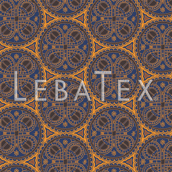 LebaTex Mehndi Medallion Customizable M.O.D. Fabric