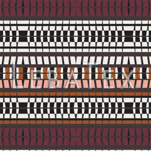 LebaTex Machu Pichu Stripe Customizable M.O.D. Fabric