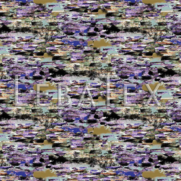 LebaTex Murmurs-Lavender Customizable M.O.D. Fabric