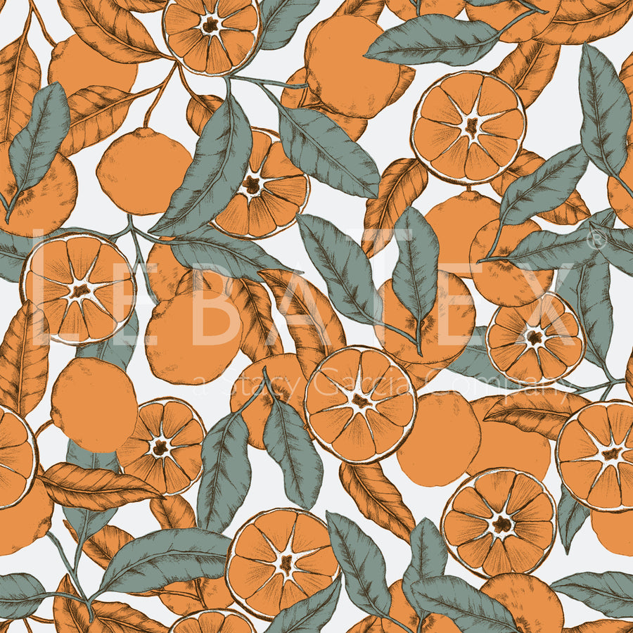 Orange Leaves M.O.D. Fabric