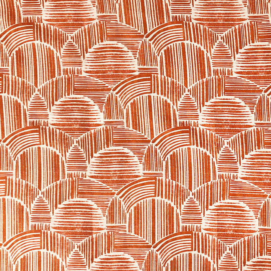 Fanfare-Bedding/Drapery Fabric-Paprika