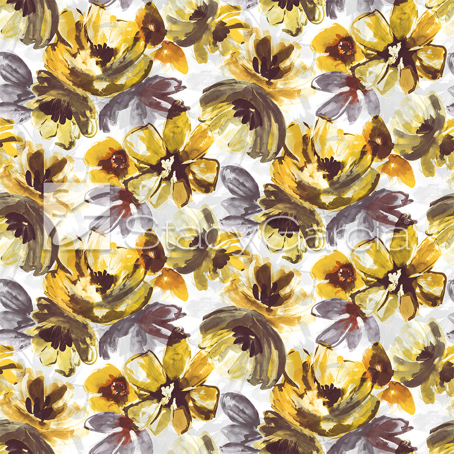 Floral Haven-Golden M.O.D. Fabric